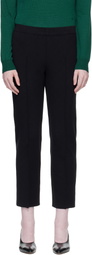 High Sport Black Merino Louis Trousers