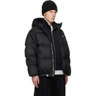 AAPE by A Bathing Ape Black 'AAPENOW' Moonface Down Jacket