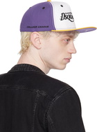 Dsquared2 Purple & Yellow Basket Baseball Cap