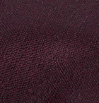 Ermenegildo Zegna - 8cm Woven Silk Tie - Burgundy