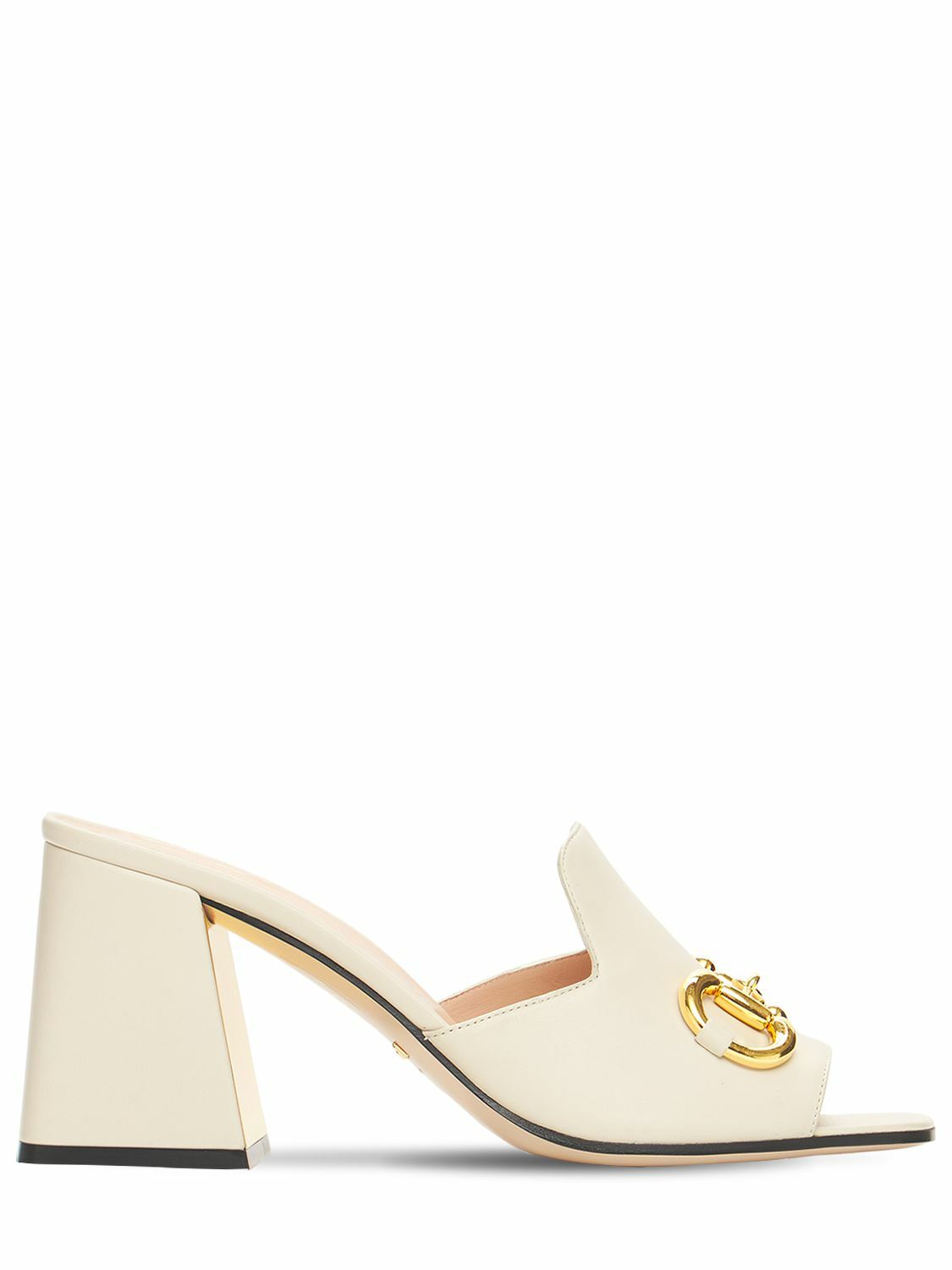 Gucci オープントゥミュール 、ベージュ・グレー GUCCI® US Official Site | Redefining Luxury Fashion