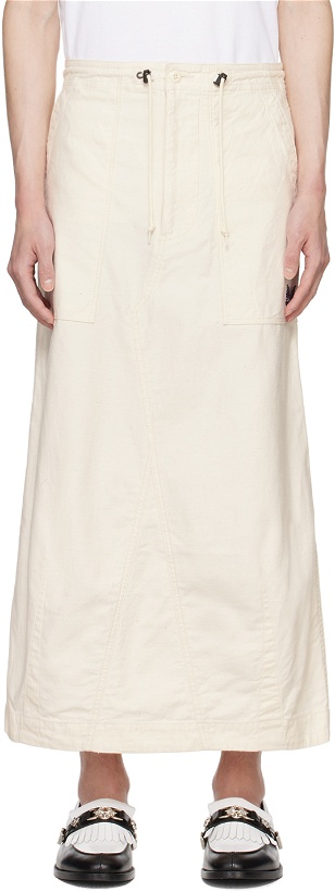 Photo: NEEDLES Off-White Fatigue Midi Skirt