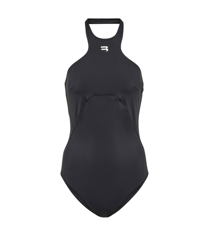 Photo: Balenciaga - Sporty B halterneck swimsuit