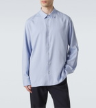 The Row Paxon silk poplin jacquard shirt
