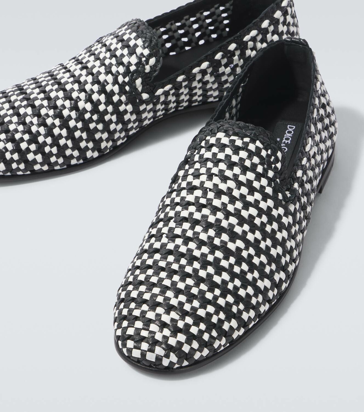 Dolce&Gabbana Formale woven leather loafers