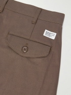 WTAPS - Straight-Leg Cotton-Twill Trousers - Brown