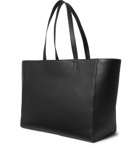 Balenciaga - Logo-Print Leather Tote Bag - Black