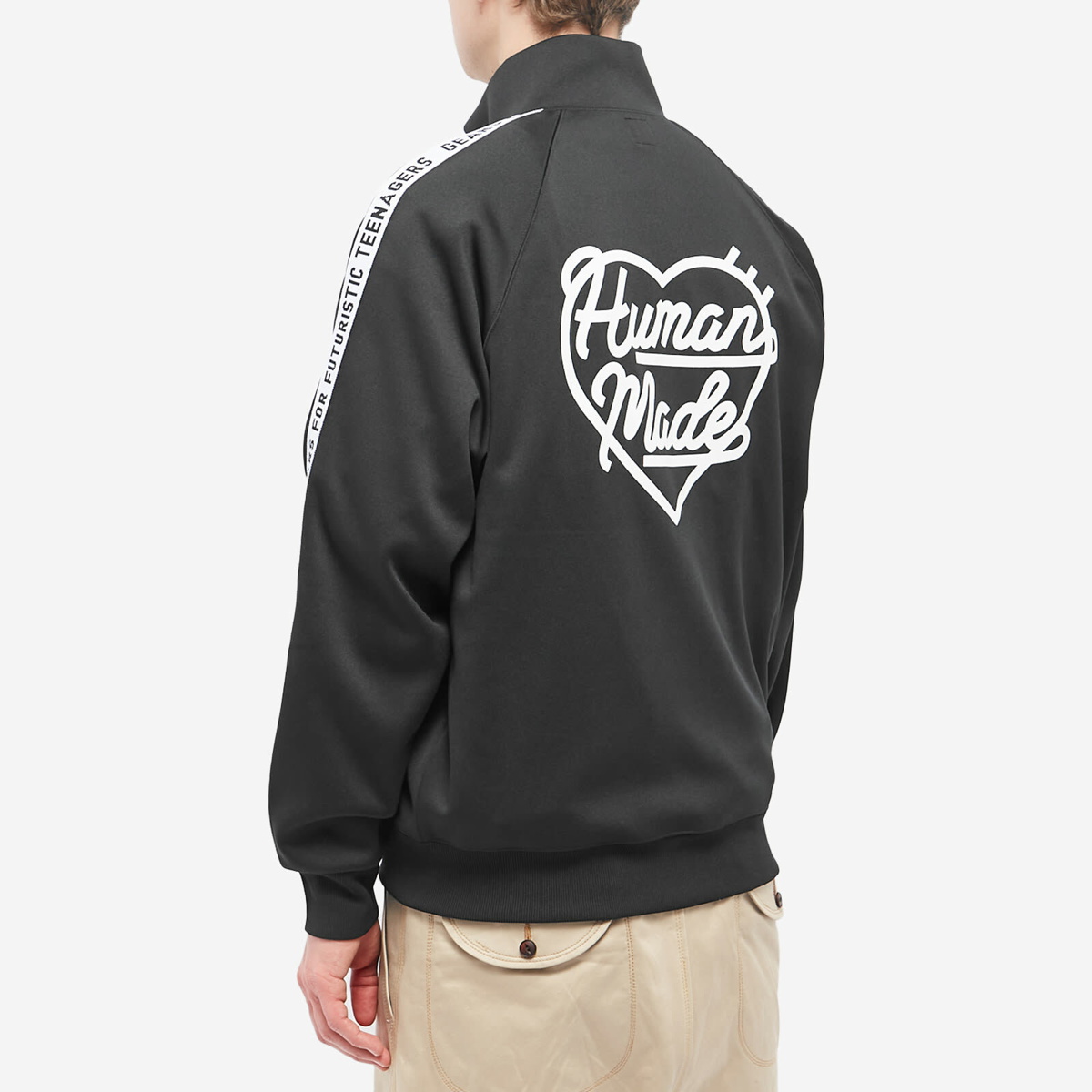 Human Made Men's Track Jacket in Black Human Made
