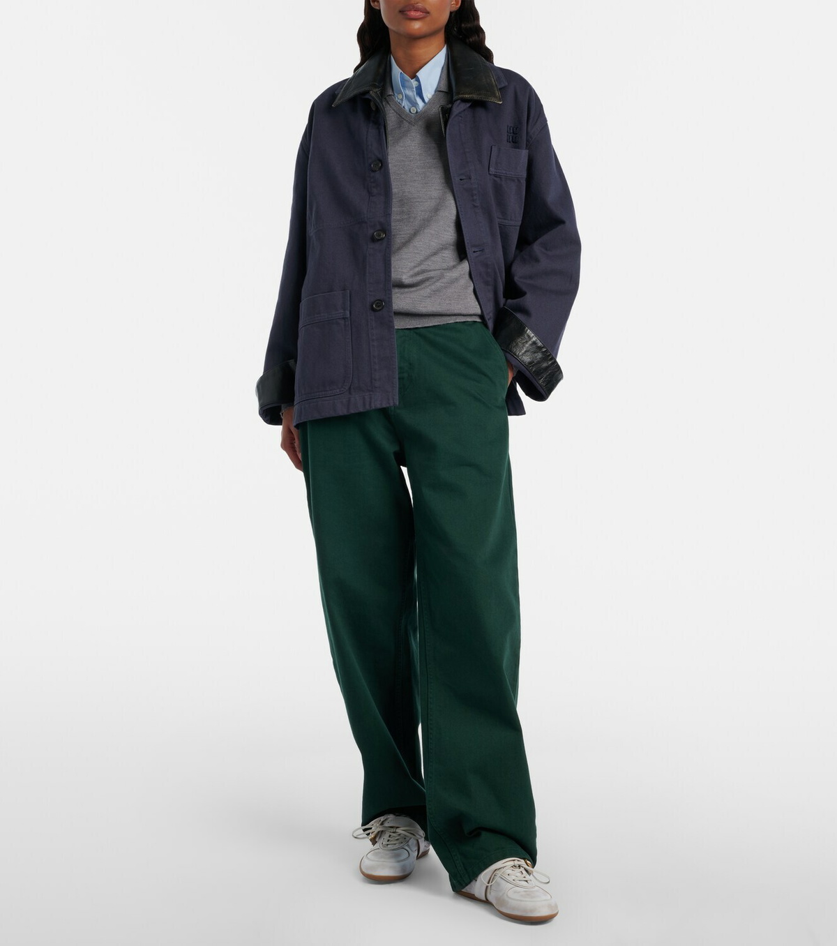 Miu Miu Virgin wool polo sweater