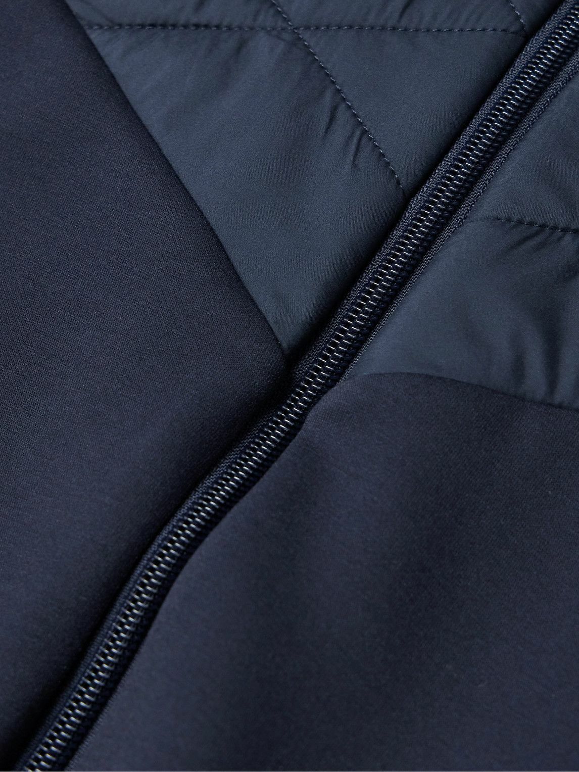 Kjus - Formula Quilted Shell-Trimmed Tech-Jersey Jacket - Blue