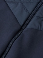 Kjus - Formula Quilted Shell-Trimmed Tech-Jersey Jacket - Blue