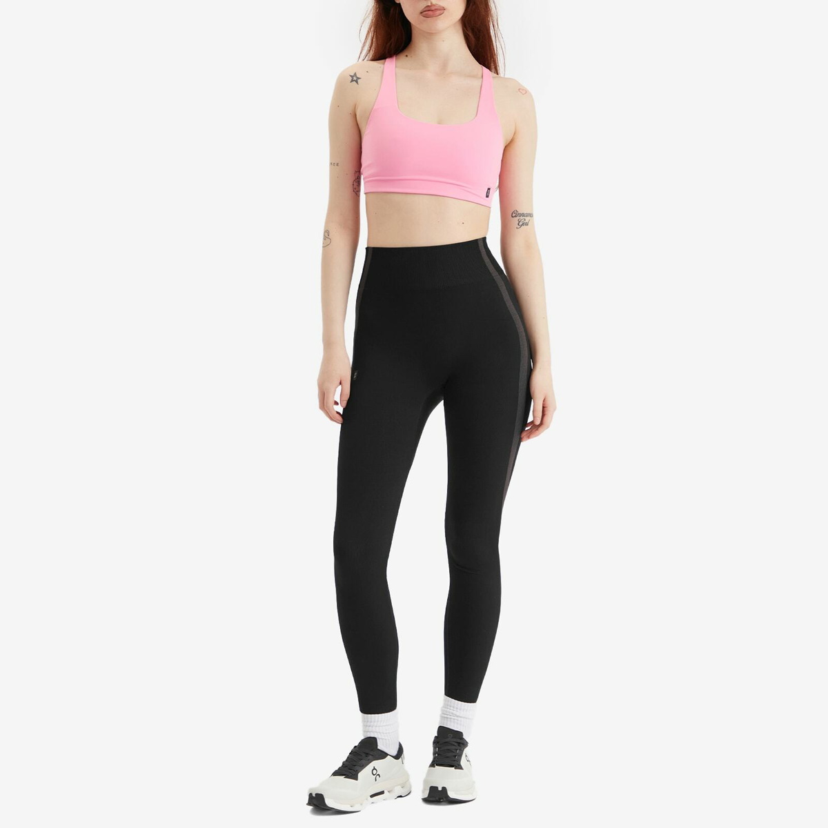ON Women's Studio Bra Top in Raspberry