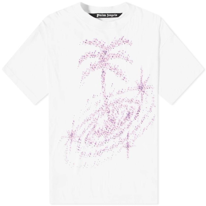 Photo: Palm Angels Oversized Glitter Palm Tee