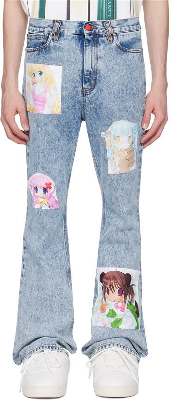 Photo: Members of the Rage Blue Anime Patch Jeans