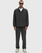 ølåf Wool Coach Jacket Grey Overshirts