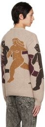Carne Bollente Beige In-Depends Day Sweater