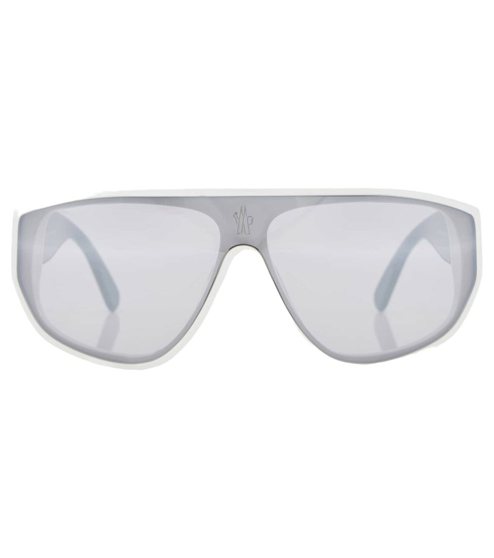 Photo: Moncler Tronn shield sunglasses