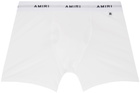 AMIRI Two-Pack White Logo Patch Boxer Briefs