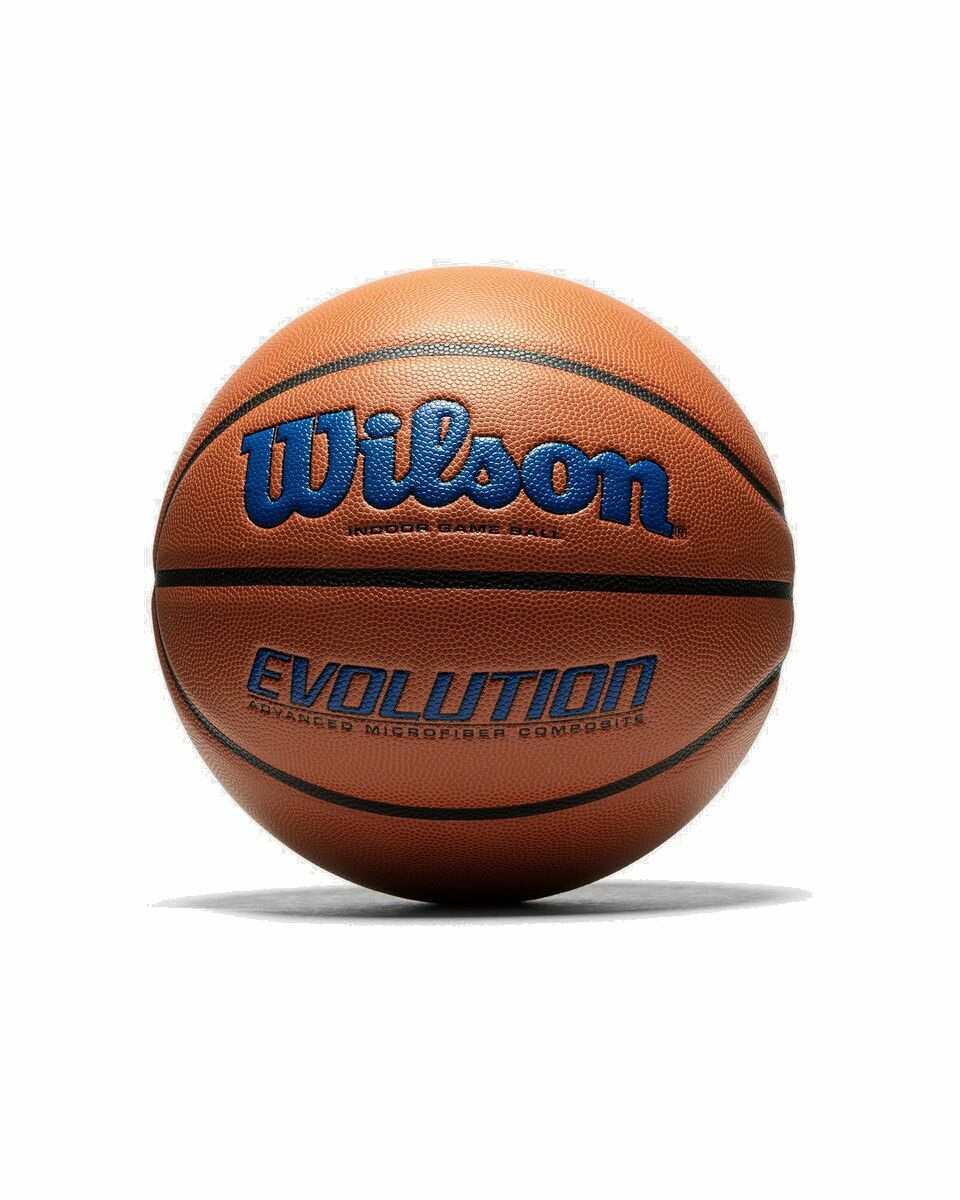 Photo: Wilson Evolution 295 Game Ball Size 7 Orange - Mens - Sports Equipment