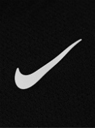 Nike Tennis - NikeCourt Advantage Slim-Fit Dri-FIT Mesh Half-Zip Tennis T-Shirt - Black