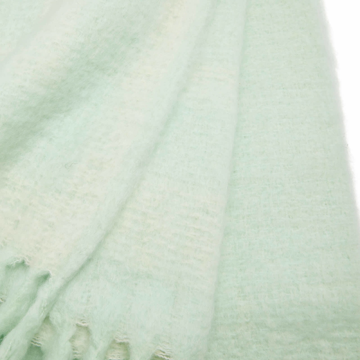 Bongusta Weekend Plaid Blanket in Cream/Mint 