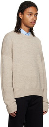 The Row Beige Gary Sweater