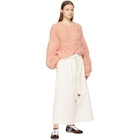 Loewe Pink Knit Anagram Sweater