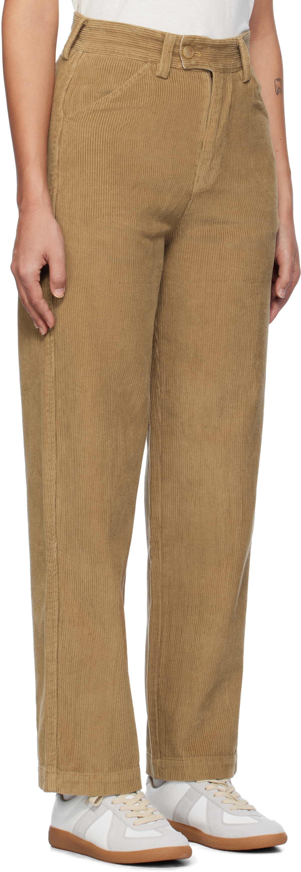 Carter Young Tan Big Ben Corduroy Trousers