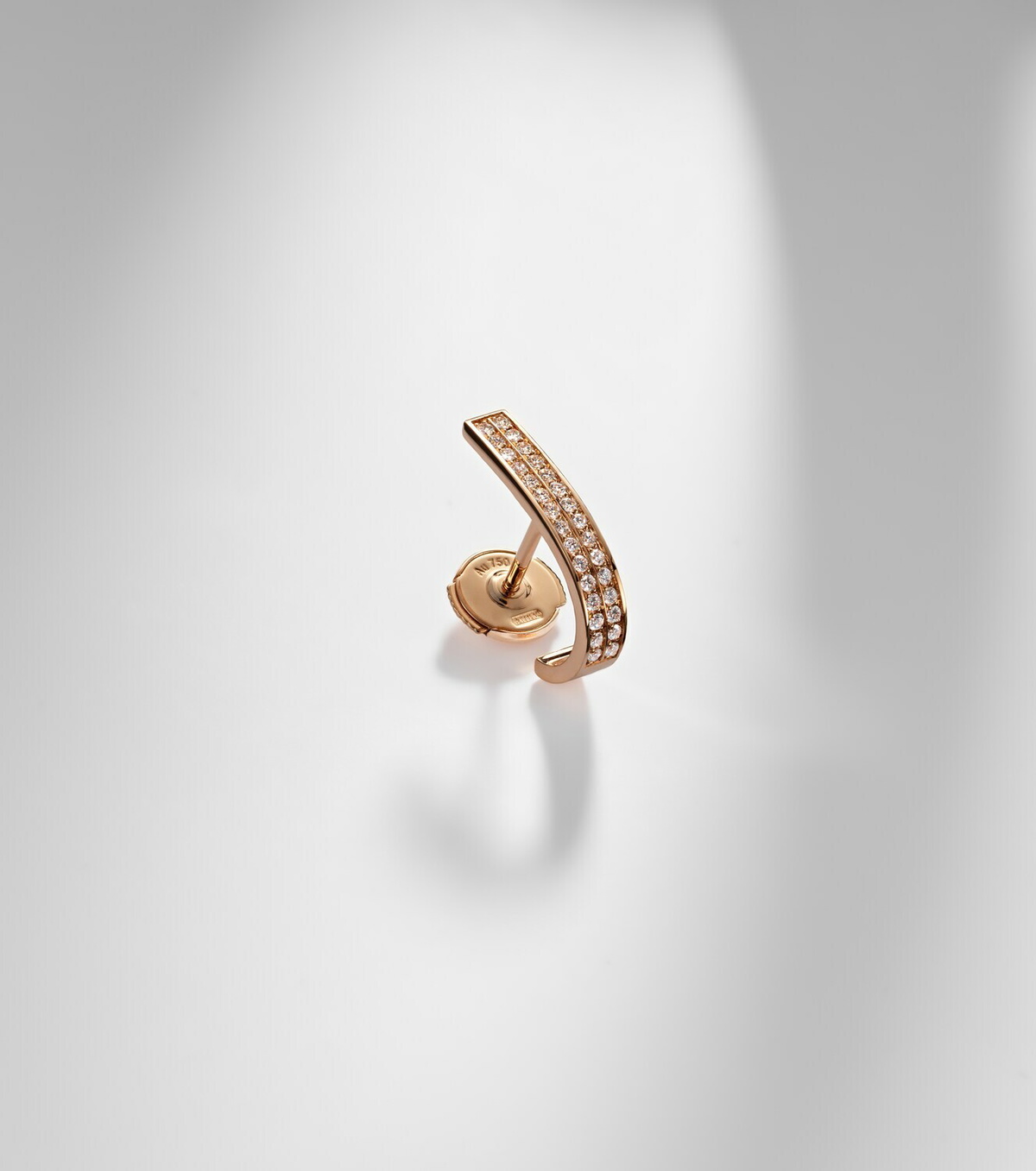 Repossi Berbere 18kt rose gold single earring with diamonds