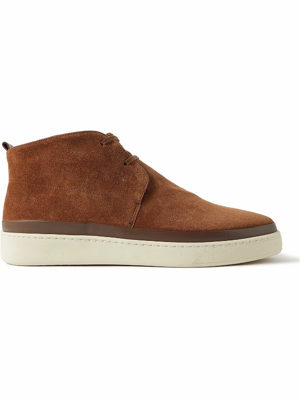 Photo: Mulo - Waxed-Suede Desert Boots - Brown