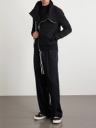Rick Owens - Bauhaus Jogger Cotton-Jersey Zip-Up Jacket - Black