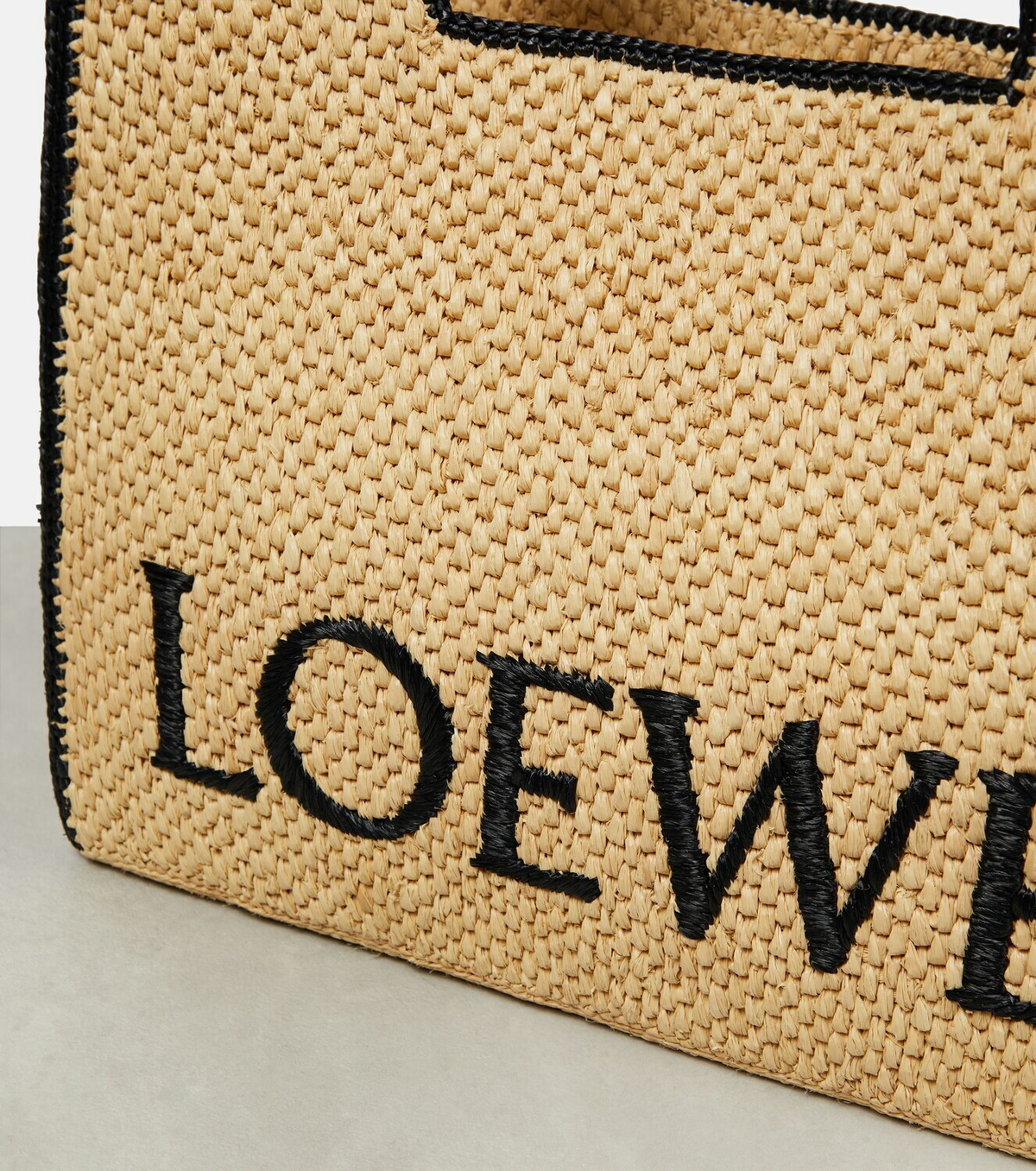 Loewe Logo woven tote bag Loewe