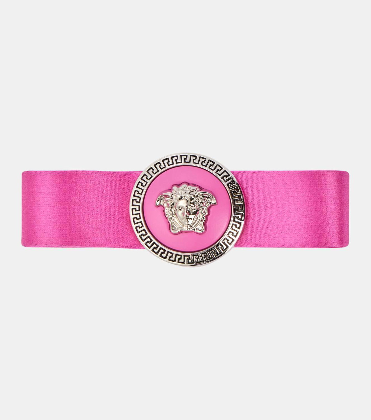 Versace Biggie Medusa satin hair clip