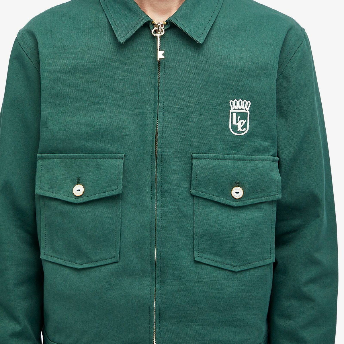 Late Checkout Men's Work Jacket in Green