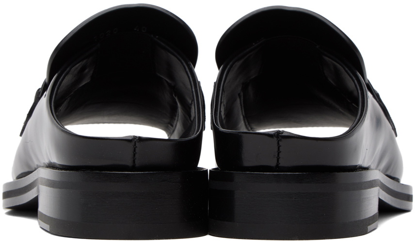 Martine Rose Black Square Toe Mules Martine Rose