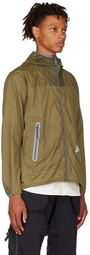 and wander Beige Nylon Jacket