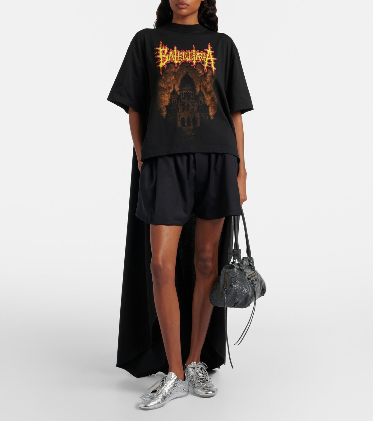 Balenciaga Printed cotton jersey T-shirt