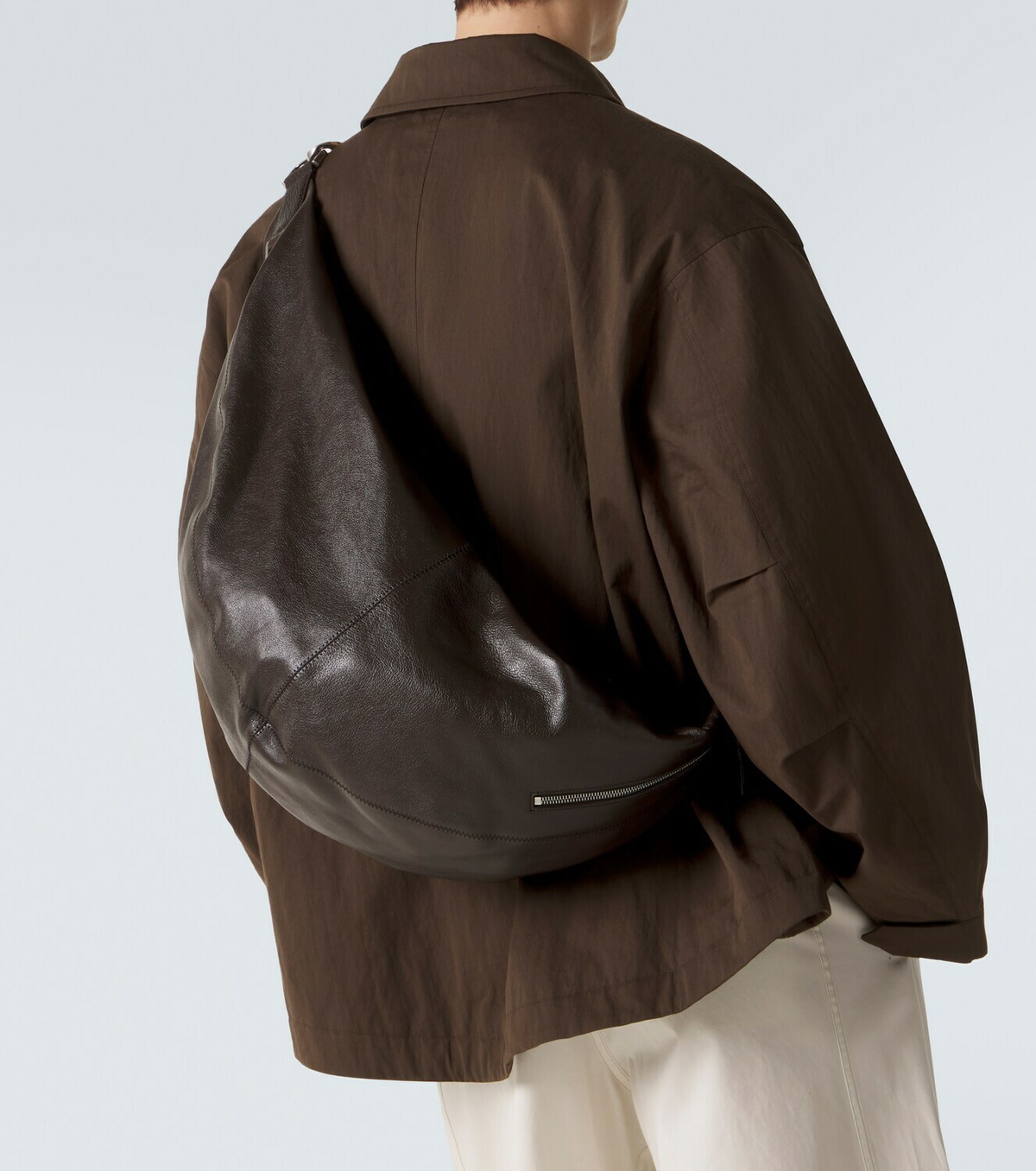 Lemaire Quiver Clip leather shoulder bag
