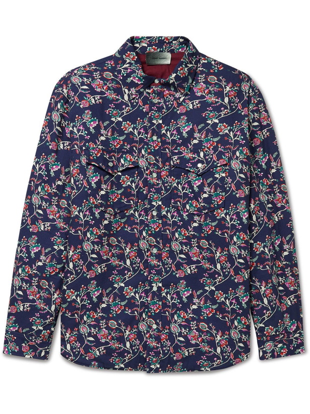 Photo: Isabel Marant - Valdy Reversible Floral-Print Padded Cotton Overshirt - Multi
