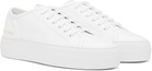 Common Projects White Tournament Low Super Sneakers