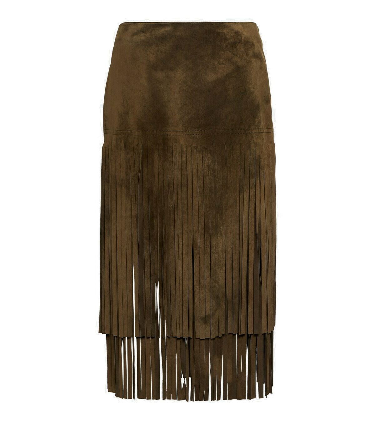スカート S MAX MARA BROWN SKIRT IN SUEDE P01079060.jpg