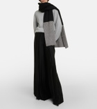 Joseph Color Block wool-blend scarf