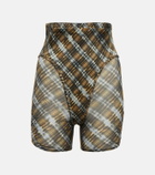 KNWLS - Scythe checked shorts
