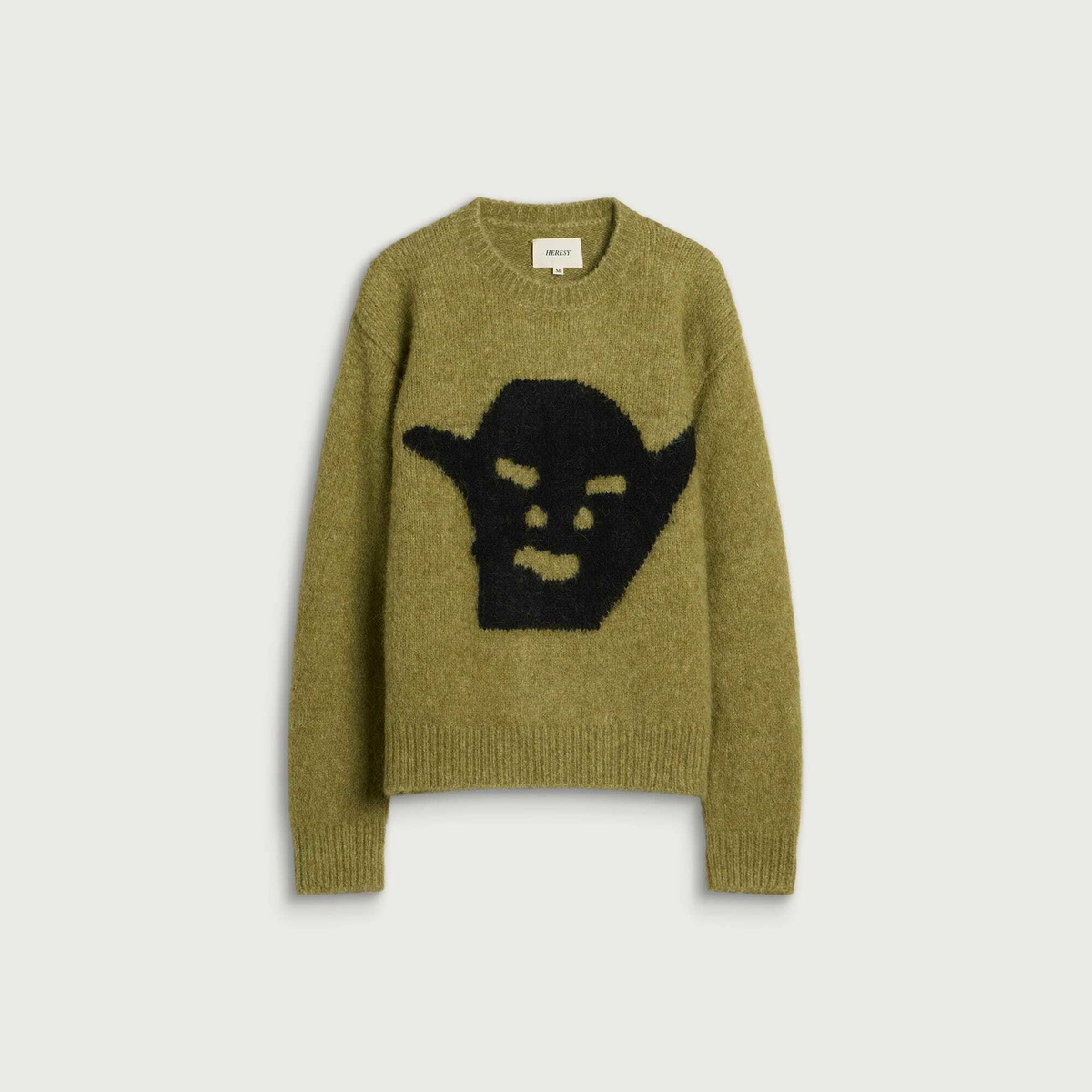 Heresy Men's Gob Knit Jumper in Green