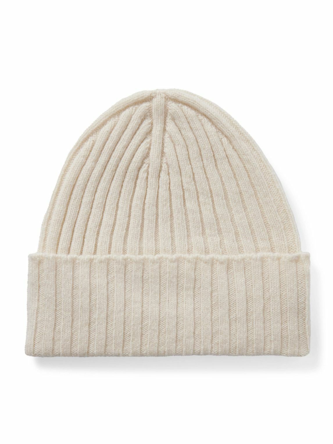 De Petrillo - Ribbed Merino Wool and Cashmere-Blend Beanie