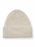 De Petrillo - Ribbed Merino Wool and Cashmere-Blend Beanie