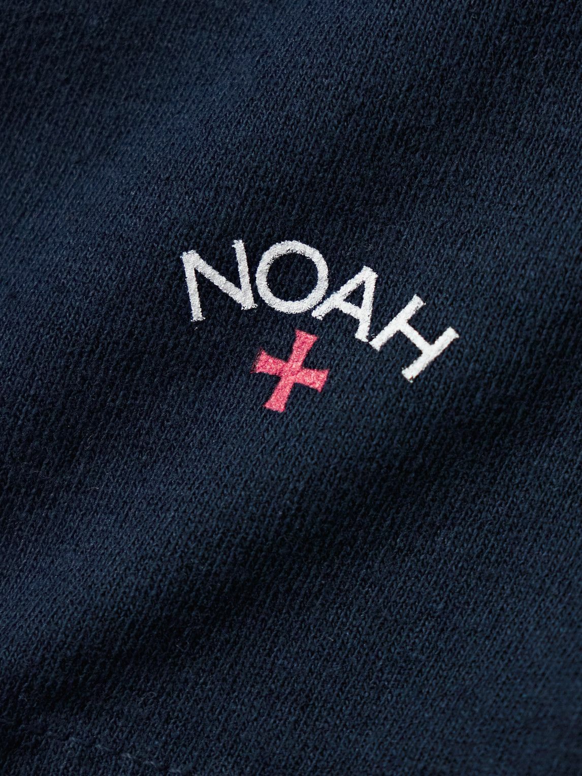 Noah - Logo-Print Recycled Cotton-Jersey T-Shirt - Blue