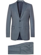 Ermenegildo Zegna - Milano Slim-Fit Wool-Hopsack Suit - Blue