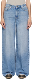 Ksubi Blue Baggy Horizon Jeans