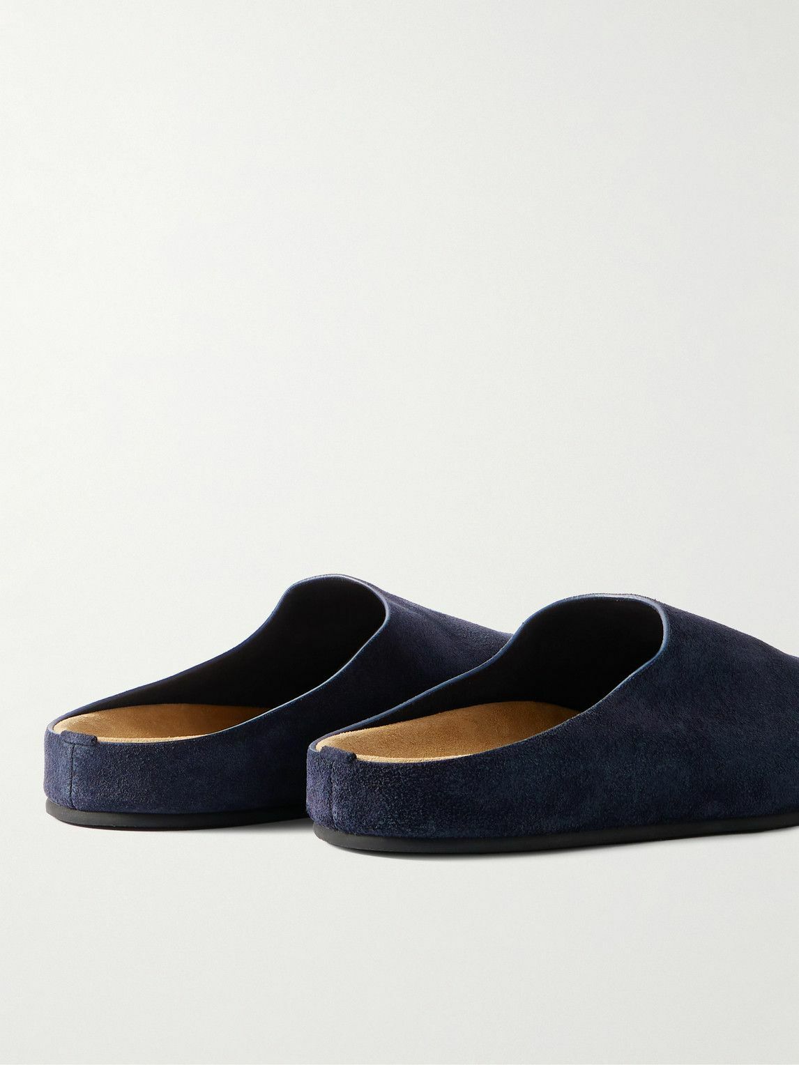 送料込/関税込■The Row■Hugo スエード ミュール The Row Hugo Slide in Ash | FWRD